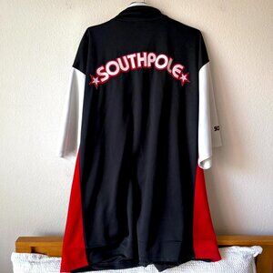 southpole vintage y2k long jersey button shirt men's xxl